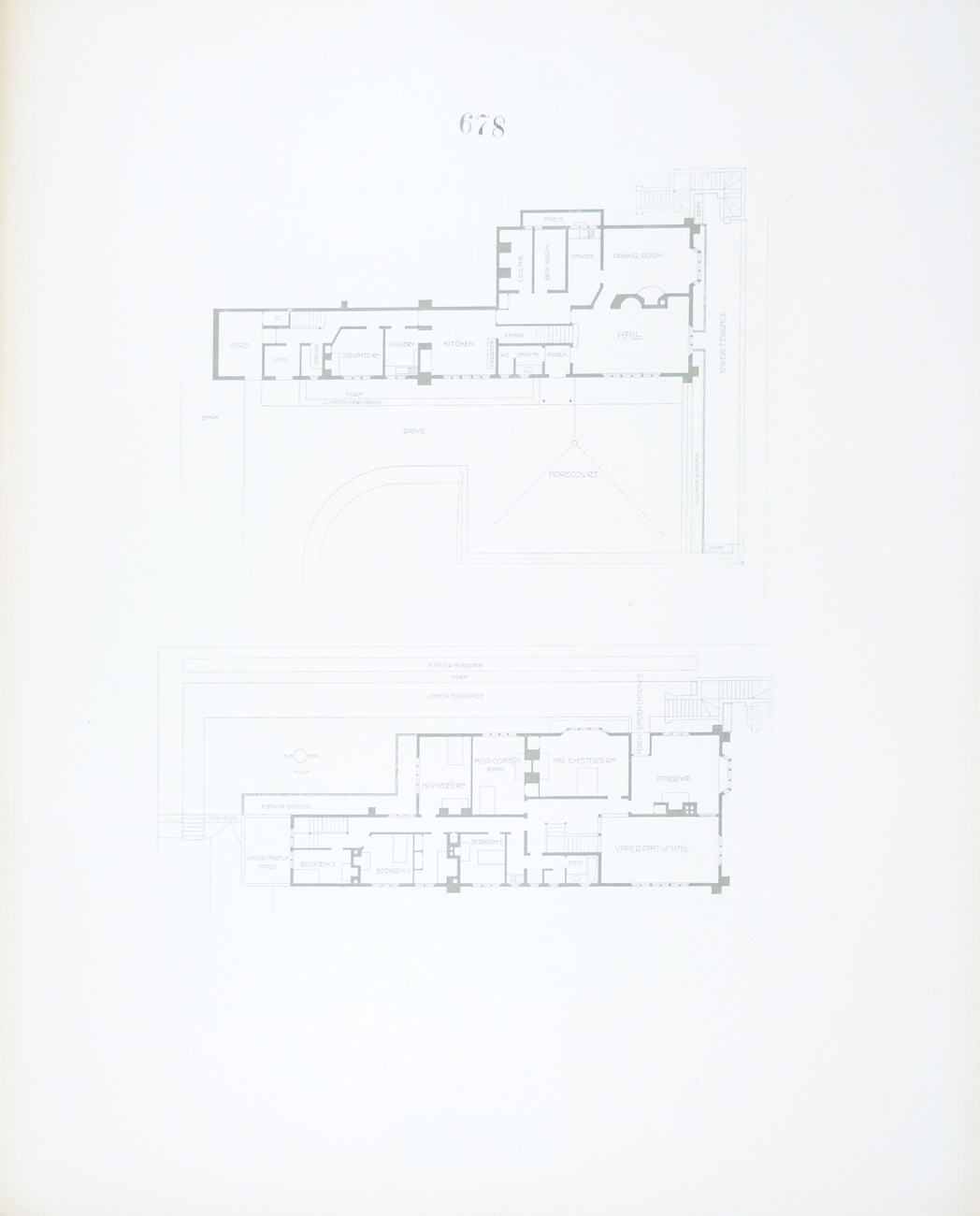 Inv. C. F. A. Voysey, London