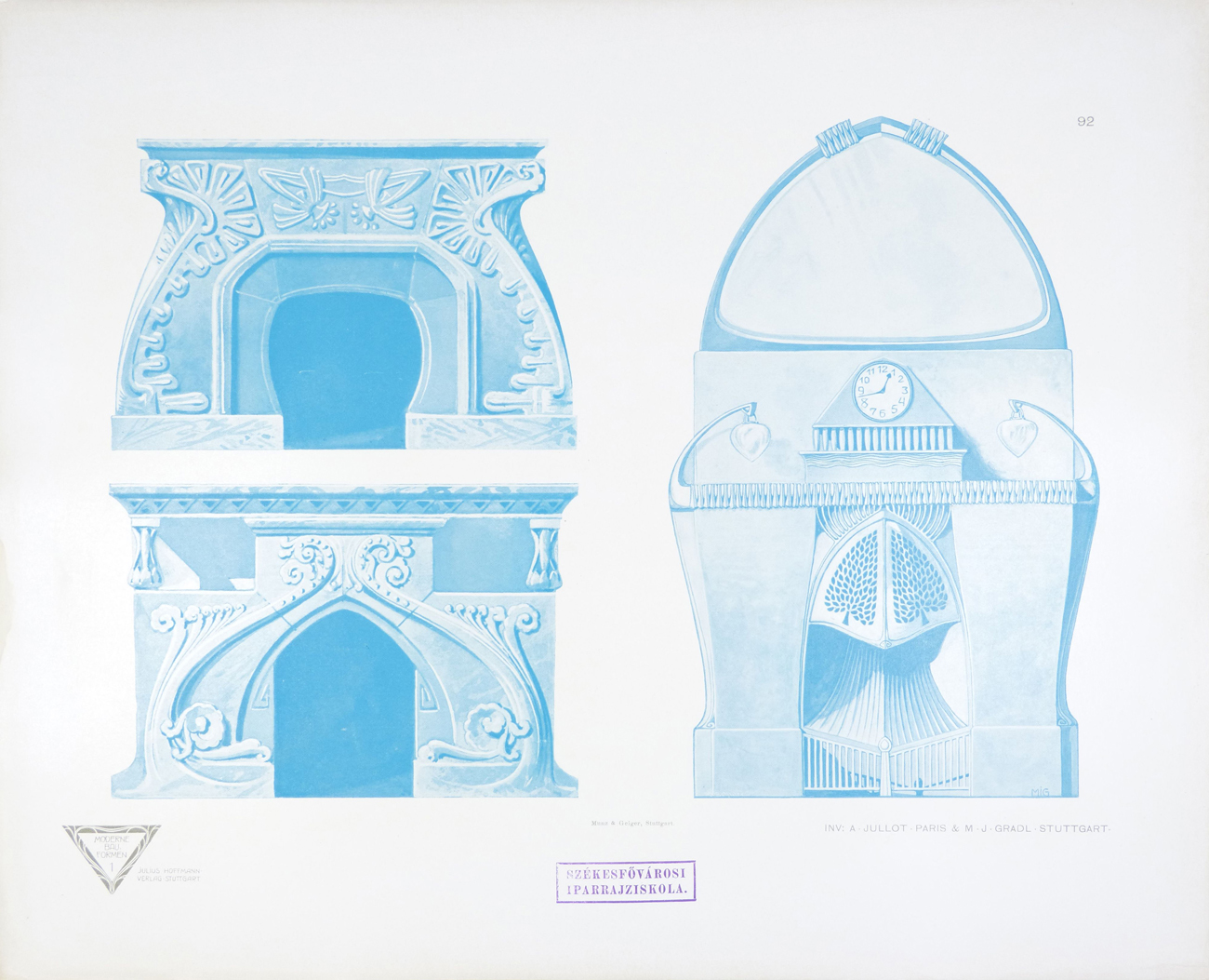 Inv. A. Jullot, Paris & M. J. Gradl, Stuttgart